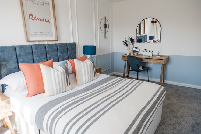 bedroom at Handley Chase